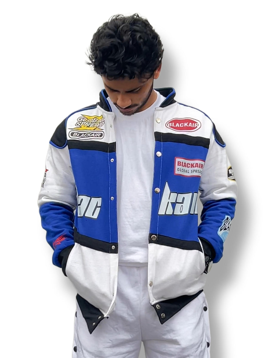 F1 Jacket Vintage Blue Racing Jacket Authentic Formula