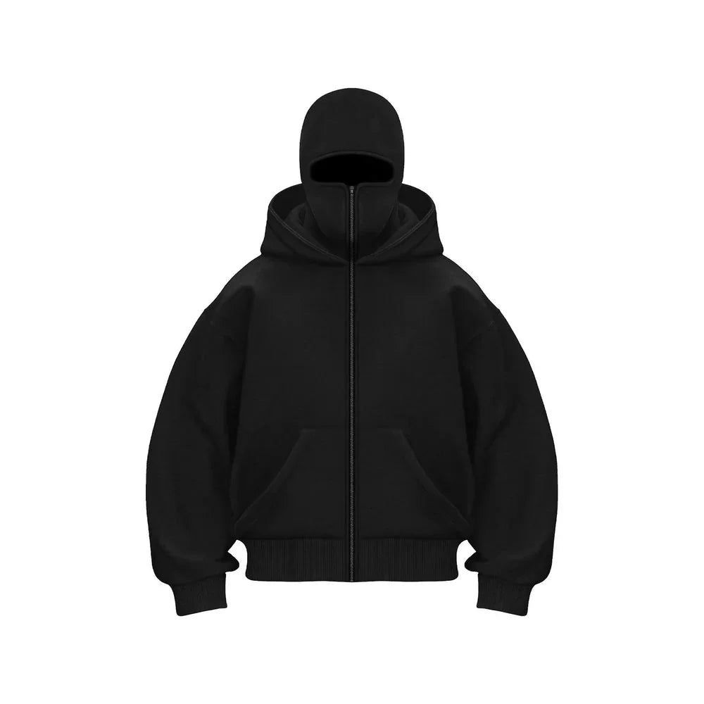 Áo hoodie BalacLava, Hoodie Ninja, Dành Cho Nam Và Nữ, Phong cách đường Áo hoodie BalacLava, Hoodie Ninja, Dành Cho Nam Và Nữ, Phong cách đường